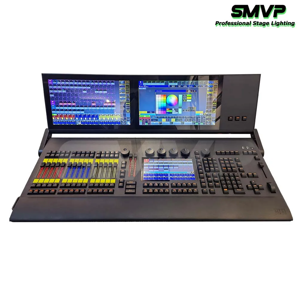 New T3 Console With RGB Backlit Electric Push Rod Stage Lighting Controller DMX512 For Dj Disco Wedding Stage Party Bar