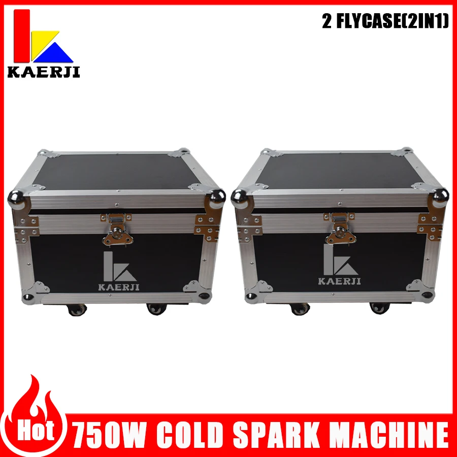 

New 2Pcs 2In1 Flycases For 750W Downward Spark Machine Ice Waterfall Firework Fountain For Stage Dmx Control Wedding Party Show