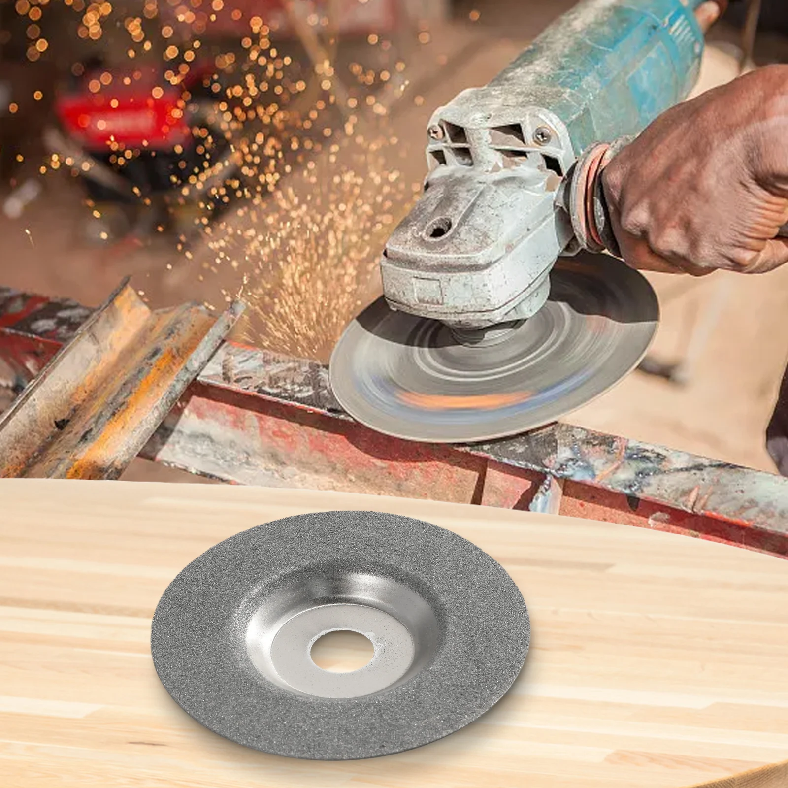 Diamond Grinding Disc Wheel Abrasive Tools Anti-shock CNC Marble Metalworking Silver Supplies Tool Ceramics Cut Off