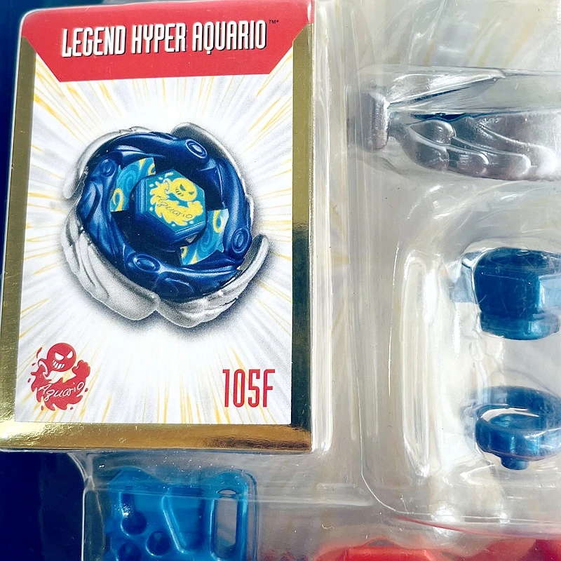 GENUINE Toupie Beys BB-21 LEGEND HYPER AQUARIO Metal Fusion 105F with Launcher