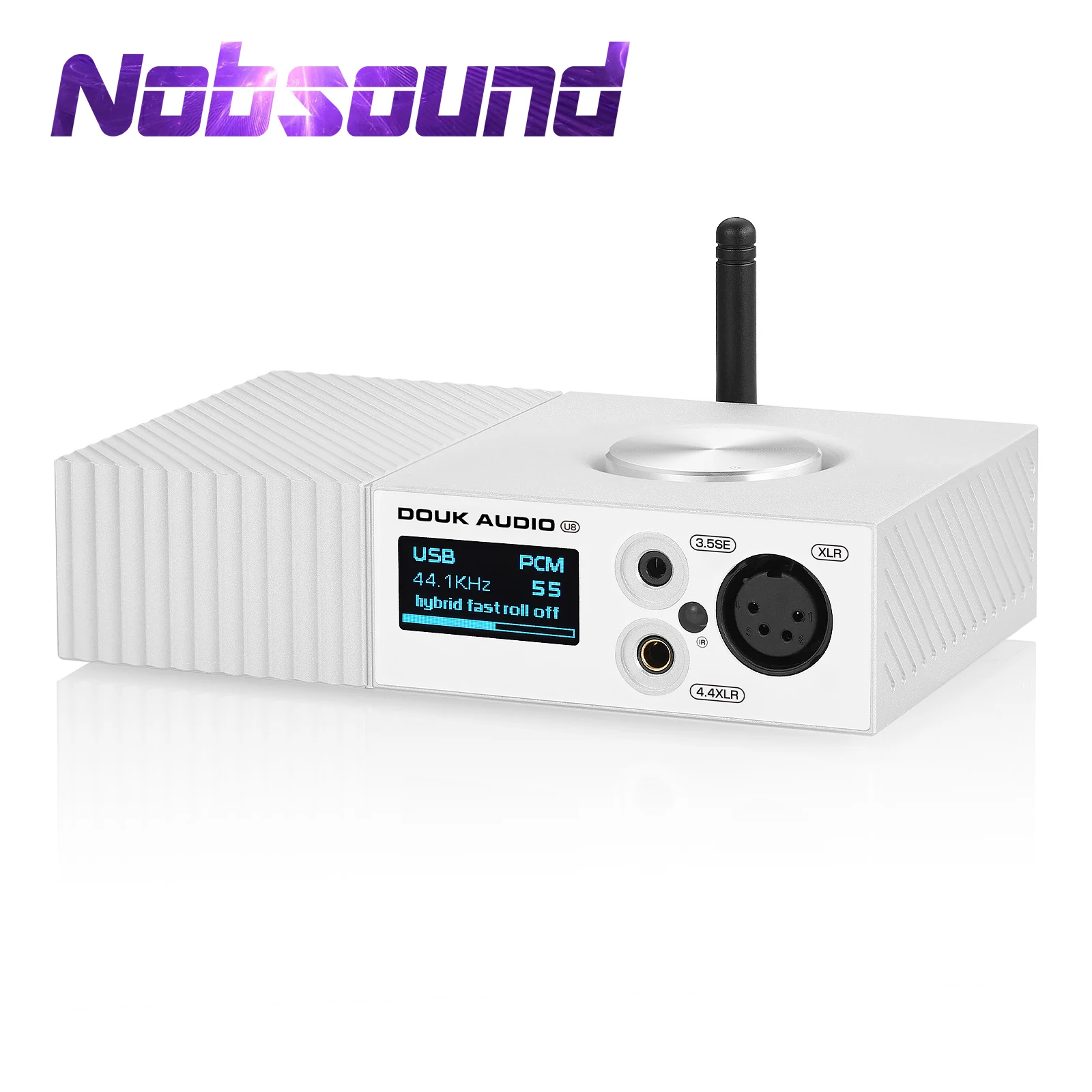 Nobsound U8 XMOS XU208 USB DAC Bluetooth COAX/OPT/IIS Digital-Analog-Wandler Balanced Amp