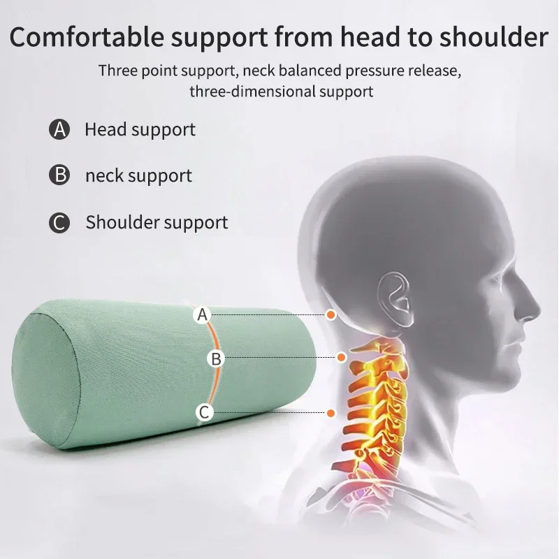 Memory Foam Car Seat Office Chair Waist Support Pad Complete Backrest Headrest Butt Pillowcase