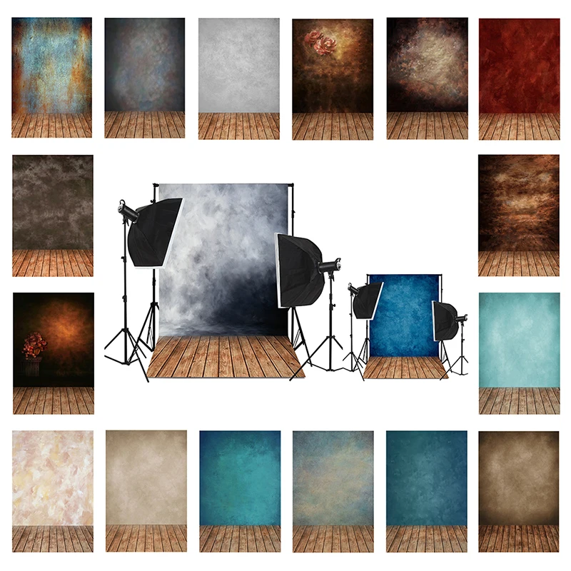 Plank Tie-Dye Abstract Studio Art Photo Background Props Retro Texture Photography Backdrop For Maternity Portrait Photocall