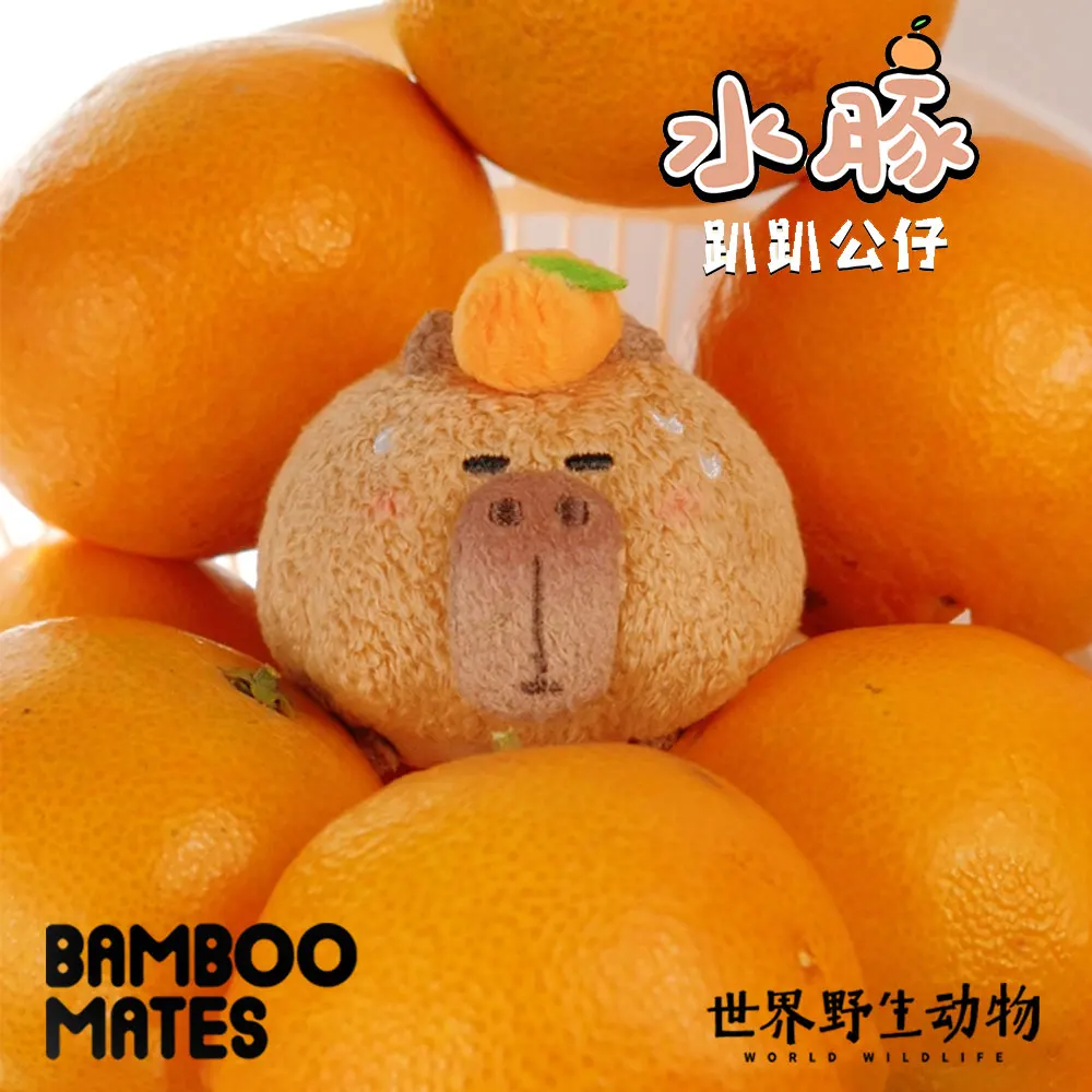 Bamboomates World Wildlife Capybara Plush Toy Gift