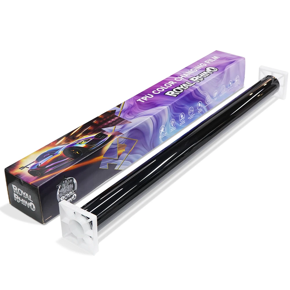 

Глянцевая черная защитная пленка из ТПУ PPF 7,5 мил премиум-класса для автомобильной краски