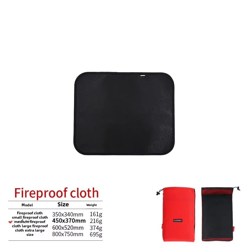 NONE Neue Outdoor Camping Feuerfeste Tuch Picknick Grill Isolierung Matte Flammhemmende Hohe Temperatur Feuer Decke Fiberglas Matte 6
