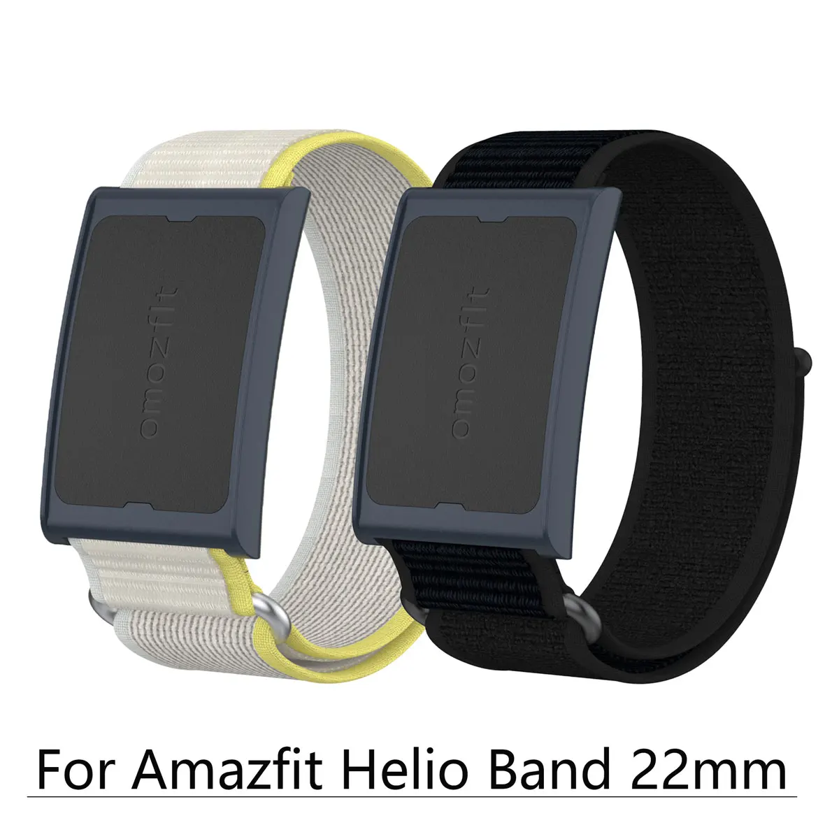 Suitable for Amazfit Helio band 22mm Soft and Comfortable Nylon Loop Bracelet for Amazfit Helio Bracelet Replacement Strap