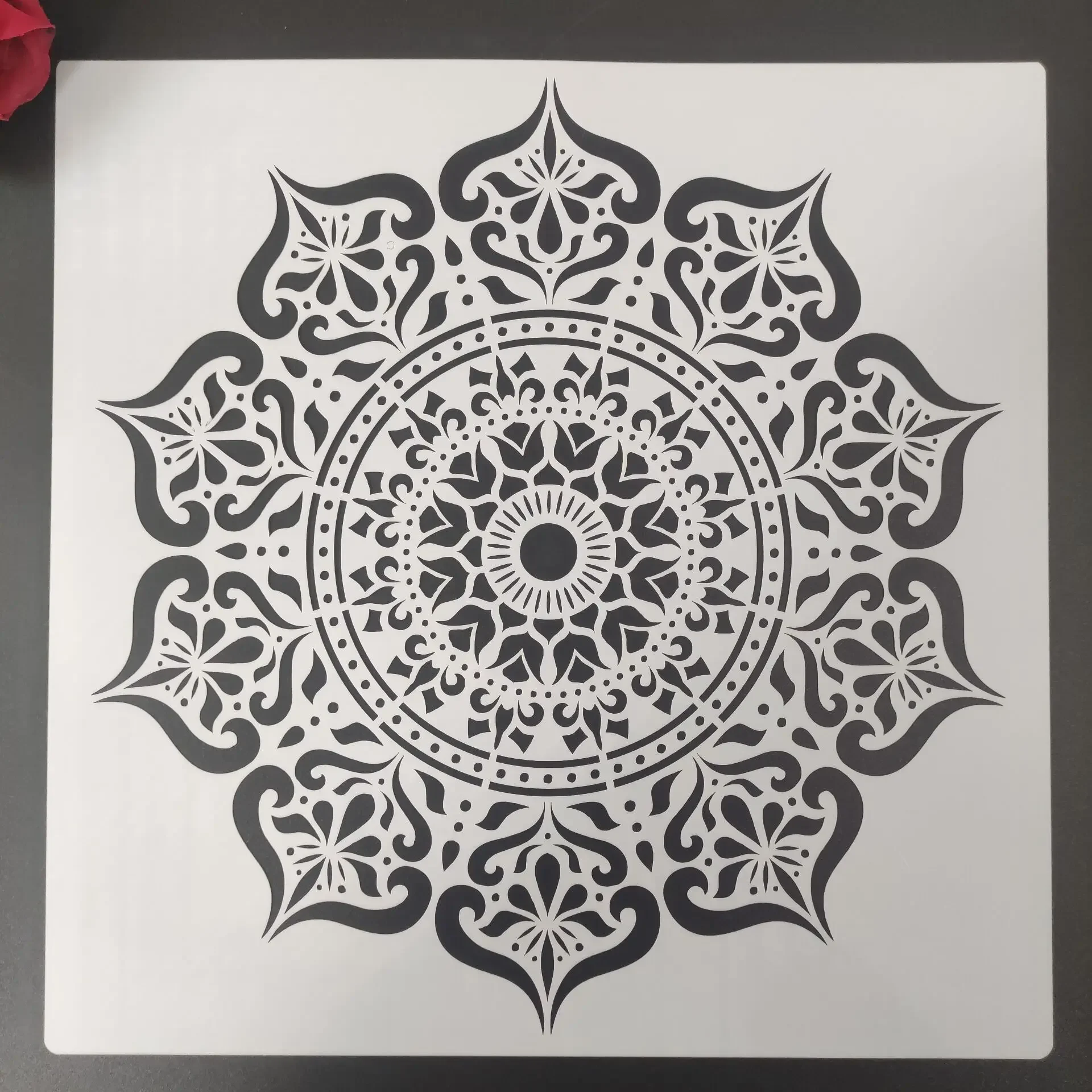 

50 * 50 cm size mandala diy stencils wall painting scrapbook coloring engraving album decorative template drawing stencil