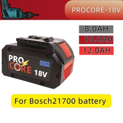 For Bosch 18V Professional Cordless Tool BAT609 BAT618 GBA18V80 21700 Battery ProCORE Replacement Battery