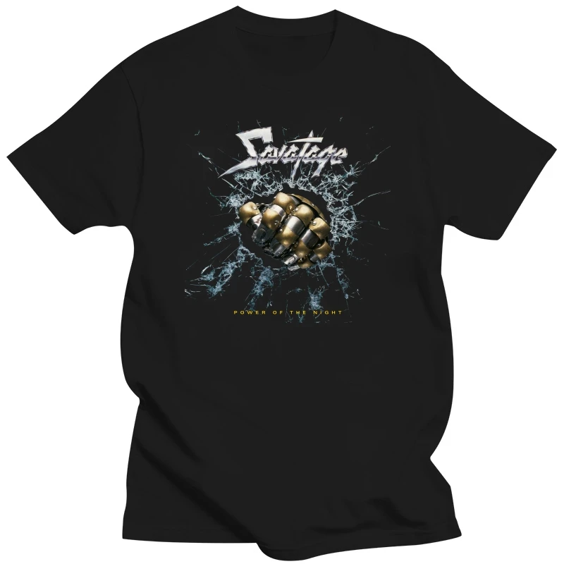 Savatage tee Power Of The Nite American heavymetal band t-shirt S M L XL 2XL 3XL