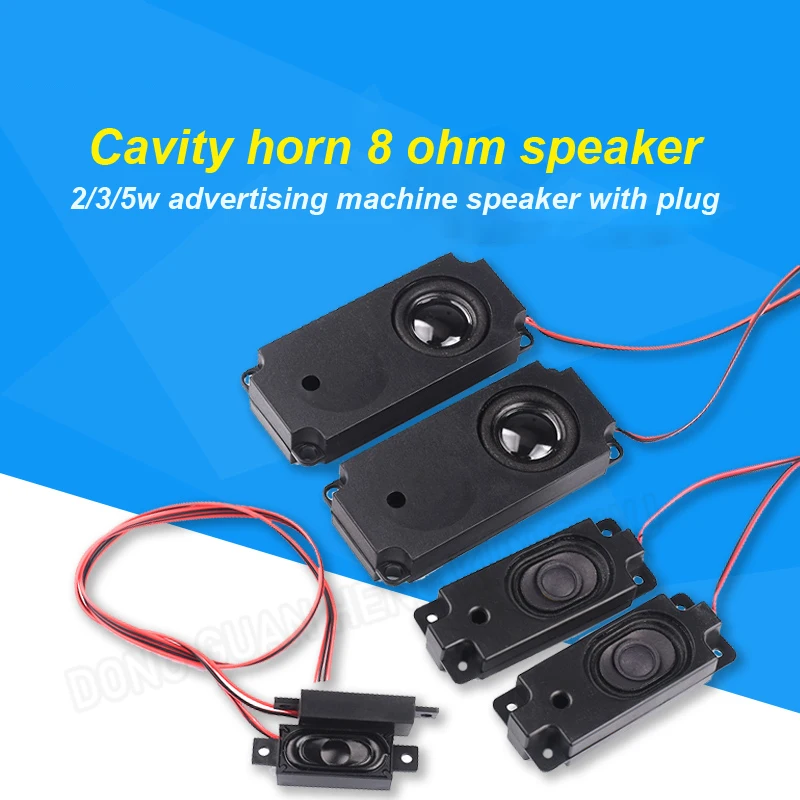 Cavity Speaker With Wire Terminal 4P 2.0 Plug 8R 2W/3/5W 2840 Advertising Machine 3516/40100 Passive Speaker Horns