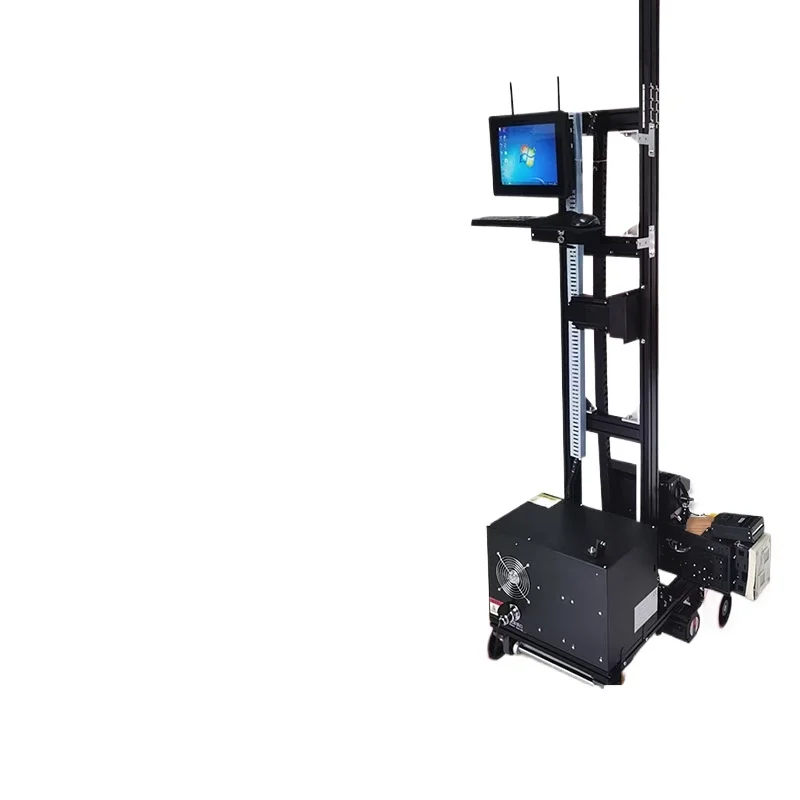 Intelligent 5D ground parking space graffiti machine 3D wall painting machine c