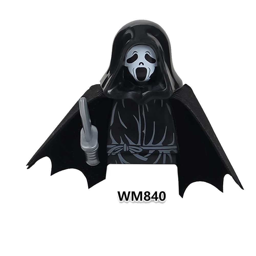 Horror Movie Action Figure Building Blocks Halloween Series Character Assemble Action Figure Building Blocks Toys Gifts