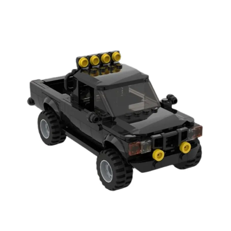 225-piece small particle building blocks Back to the Future pickup truck speed vehicle model toy gift set