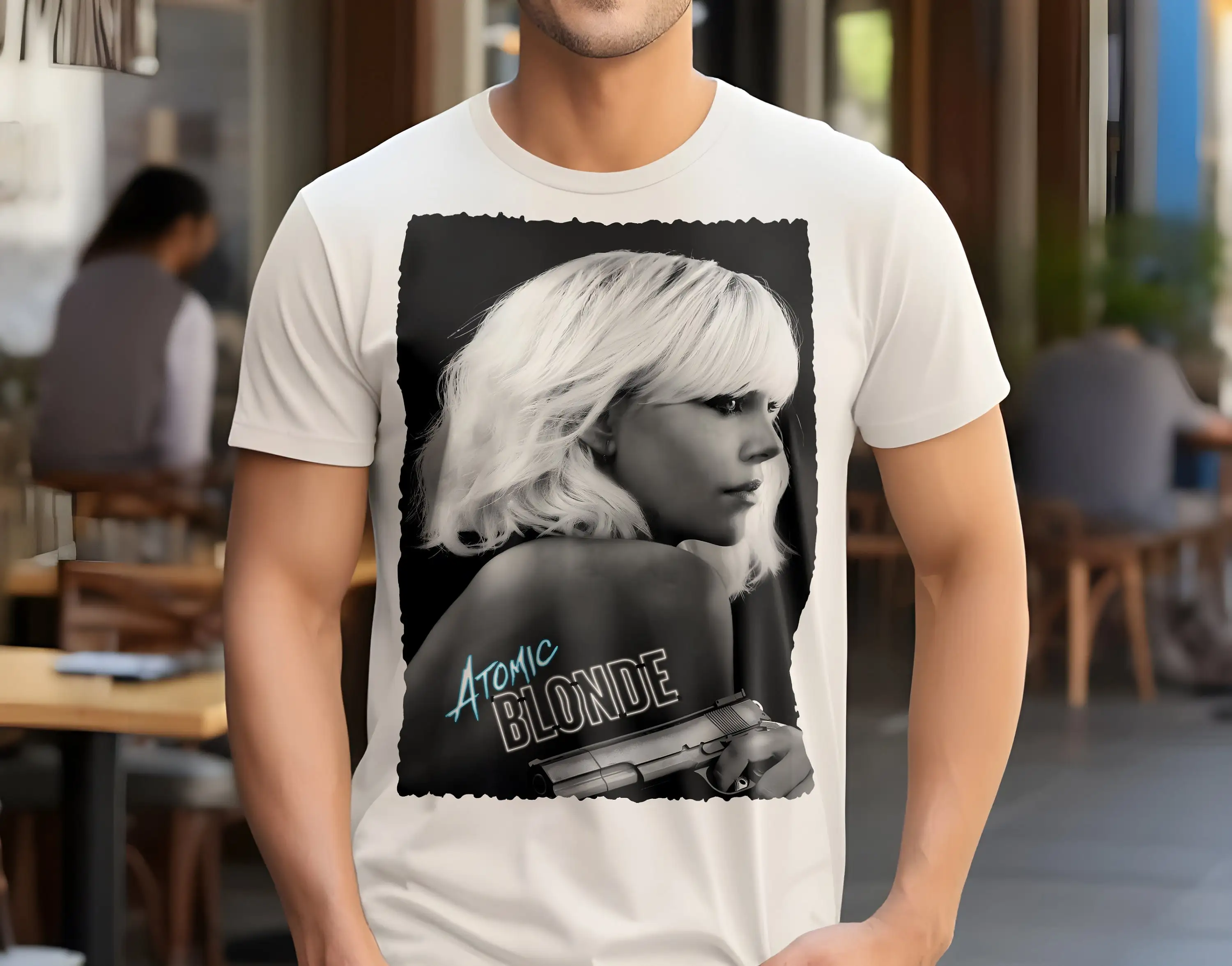 الذرية شقراء V7 ملصق الفيلم الكلاسيكي تي شيرت جميع الأحجام S 5XL