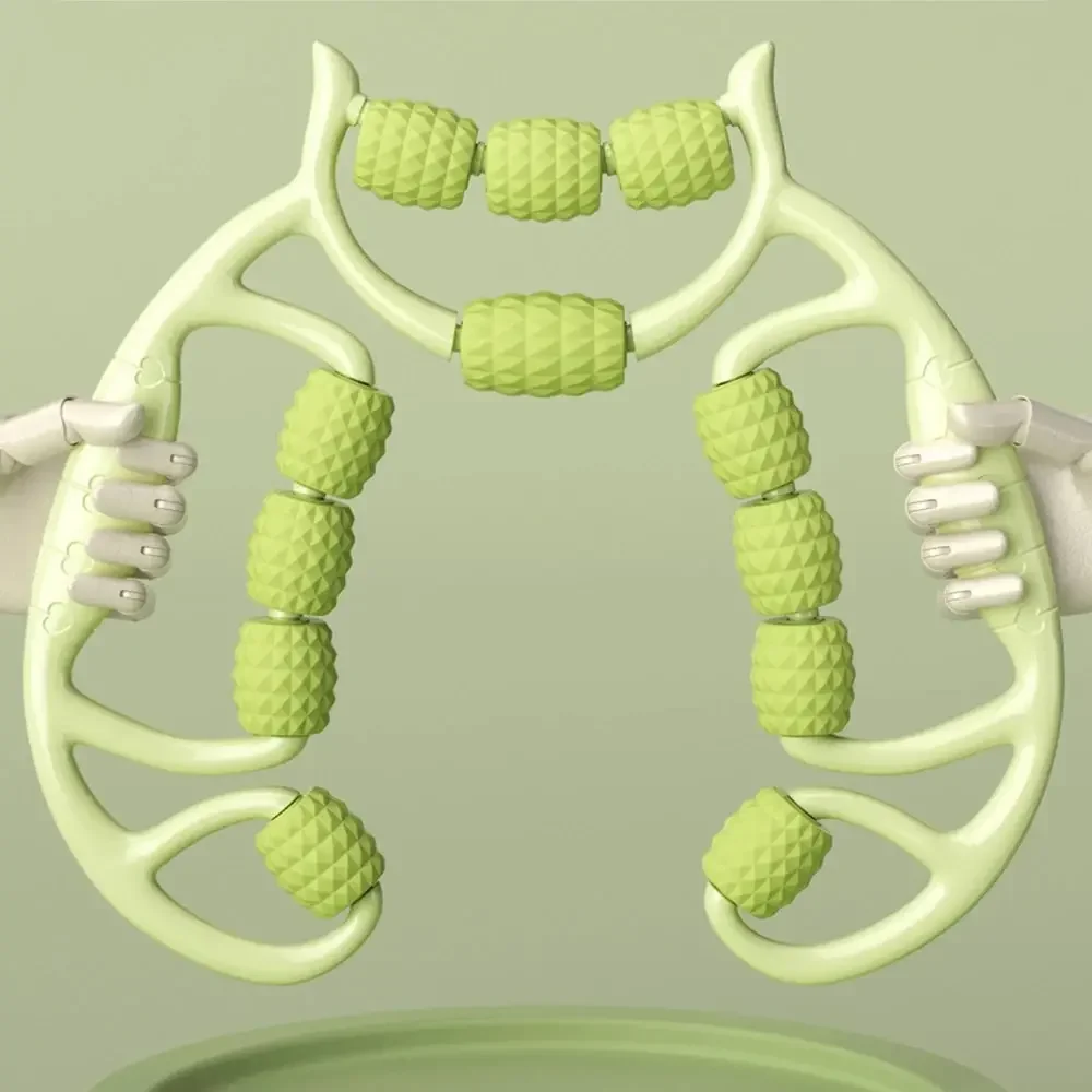 Artefact amincissant pour les jambes, rouleau de Massage circulaire à 12 cartouches pour la Relaxation musculaire, étirements, équipement de serrage pour les jambes de Yoga