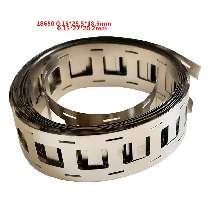 10M Roll of Nickel Tape 2P 0.15*25.5*18.5mm for 18650 Battery Spot Welding DIY Lithium Battery Pack Welding with Nickel Tape