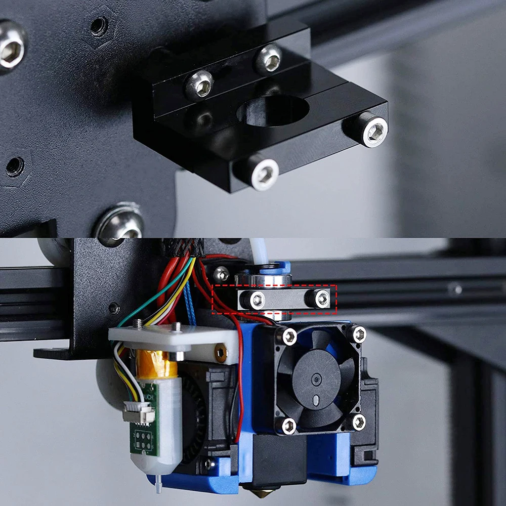 V6 Hotend фиксированный блок E3D V6 Volcano полностью металлический экструдер держатель Монтажный кронштейн «сделай сам» для 3D принтера запчасти Ender3 CR10 серия