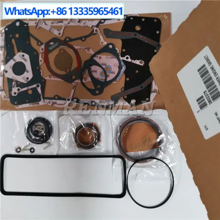 

Cummins 4-cylinder diesel engine under repair kit 3802019/3802266 Dongfeng truck engine gasket