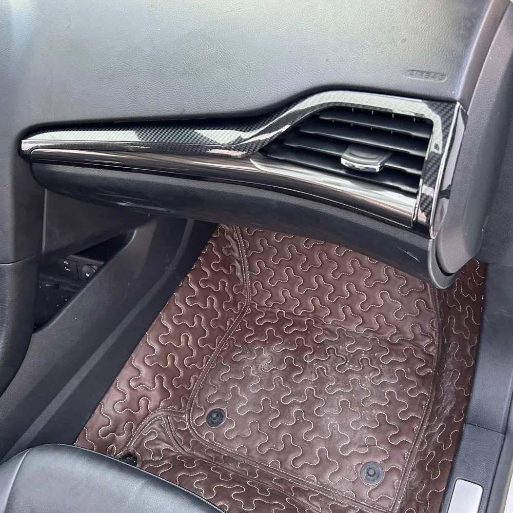 For Ford Ford Fusion 2013-2016 Interior Central Control Panel Door Handle 5D Carbon Fiber Sticker Decals Car styling Accessorie