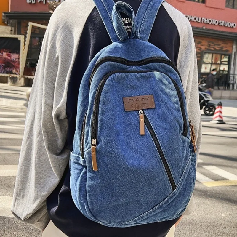 

Детский рюкзак для мальчика, джинсовые рюкзаки, компьютерный рюкзак, большая вместимость, ретро, школьные сумки большой вместимости, классные сумки для девочек, сумка