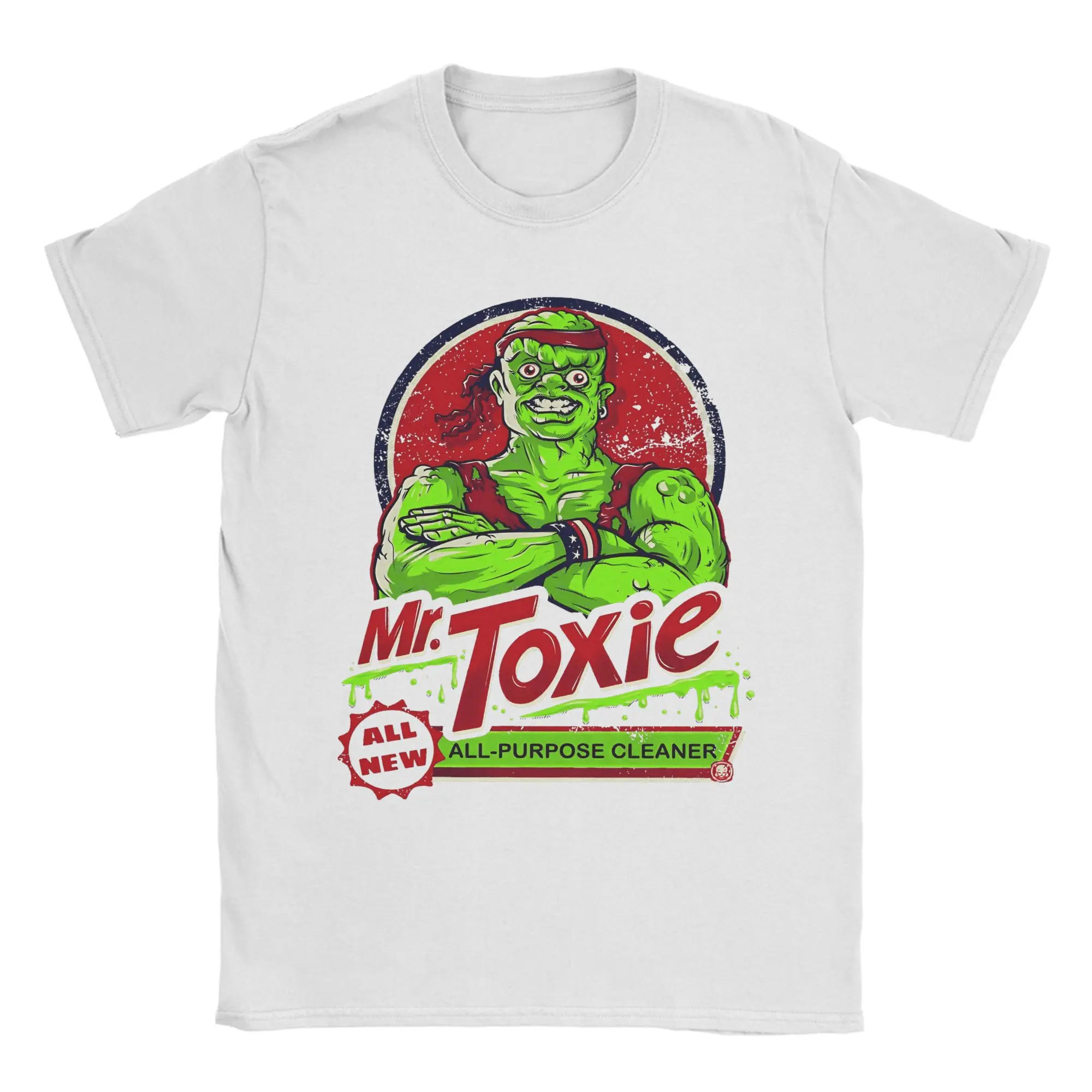 

Comedy Toxic Avenger T-Shirt Men Vintage 100% Cotton Tees O Neck Short Sleeve T Shirts Plus Size Tops
