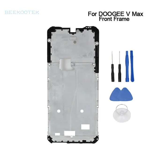 Nowy oryginalny DOOGEE V Max LCD przednia rama obudowa przednia naprawa akcesoria zamienne części do Doogee V Max inteligentny telefon