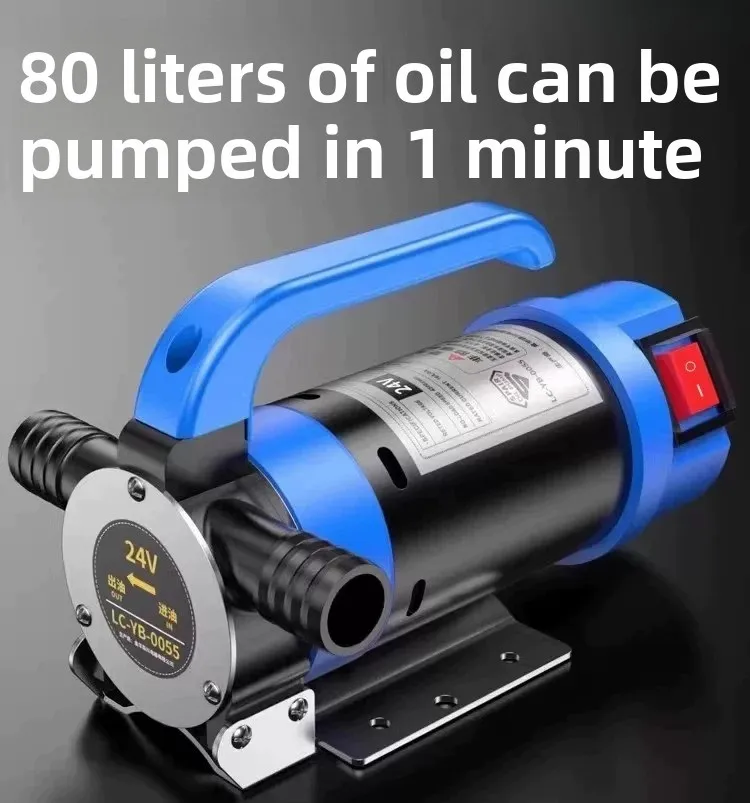 12V 24V 220V Electric Oil Transfer Pump, Self-Priming Diesel Water Pump, Portable Fuel Extractor for Car