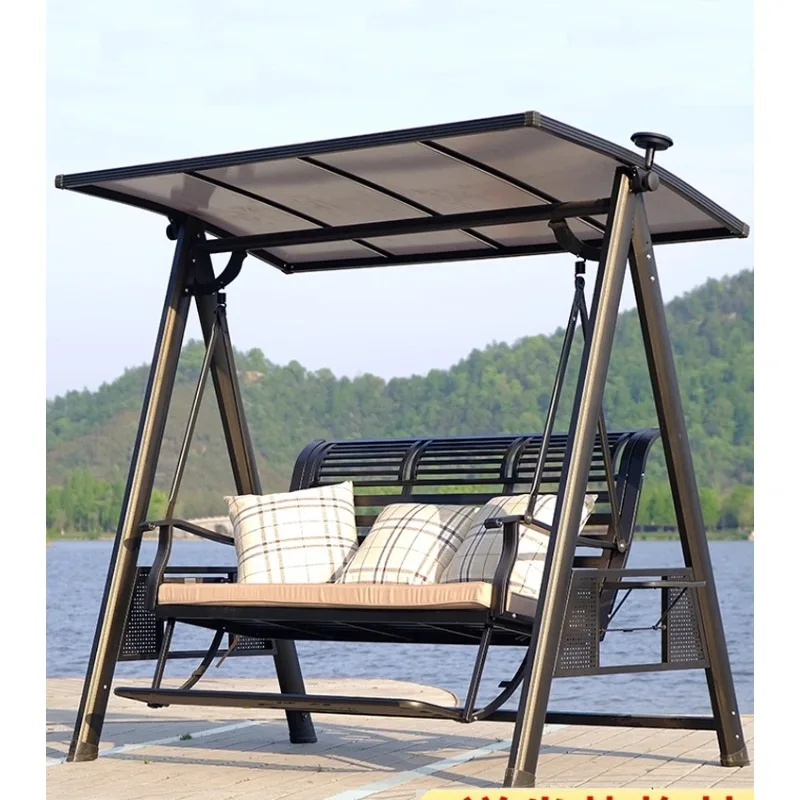 

Villa Adult Balcony Hanging Chair Swing Outdoor Patio Rocking Chair Double Garden Outdoor Rural Patio Hammock