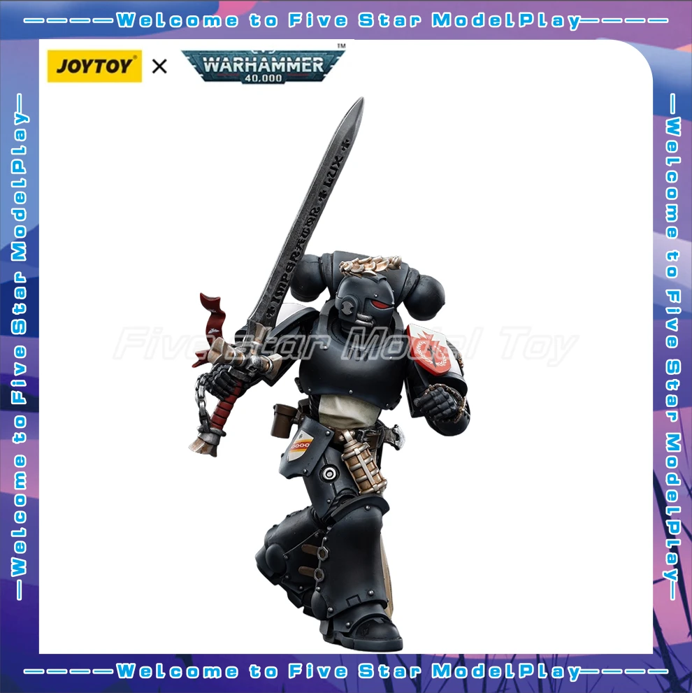 

В наличии оригинальная фигурка JOYTOY Warhammer 40K Black Templars Rolantus 1/18, модель игрушки, коллекция подарков