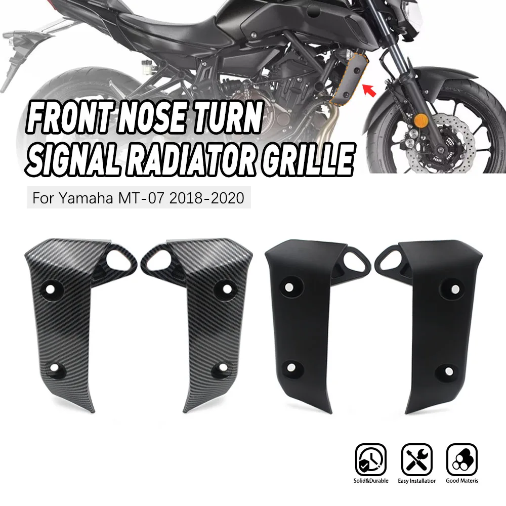 

For Yamaha MT-07 FZ-07 2018 2019 2020 ABS Plastic Radiator Side Panels Protector Cover Fairing MT07 FZ07 Motorcycle Accessories