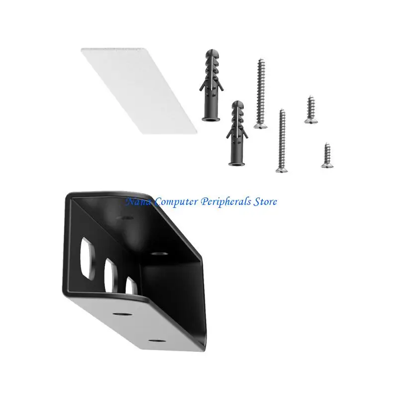 F68C ABS Wall Mount Storage Bracket Strong Metal Support for Laptops and Tablets
