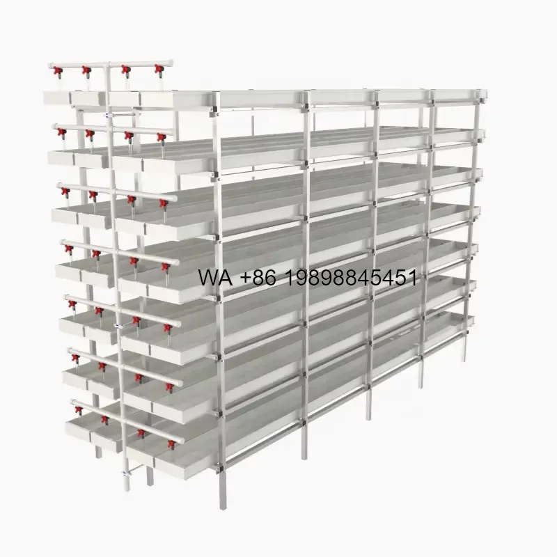 Wmwmnu Indoor Hydroponics Growing System Aeroponics Microgreens Wheat Seed PVC Fodder System for Home Garden Planting Kit