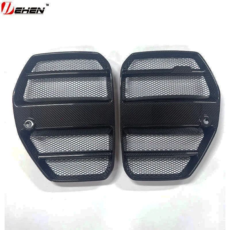 Bumper Racing Grills For BMW G80 G81 M3 G82 G83 M4 2021-in Real Carbon Fiber Front Kidney Grille XDrive Competition Auto Fitment
