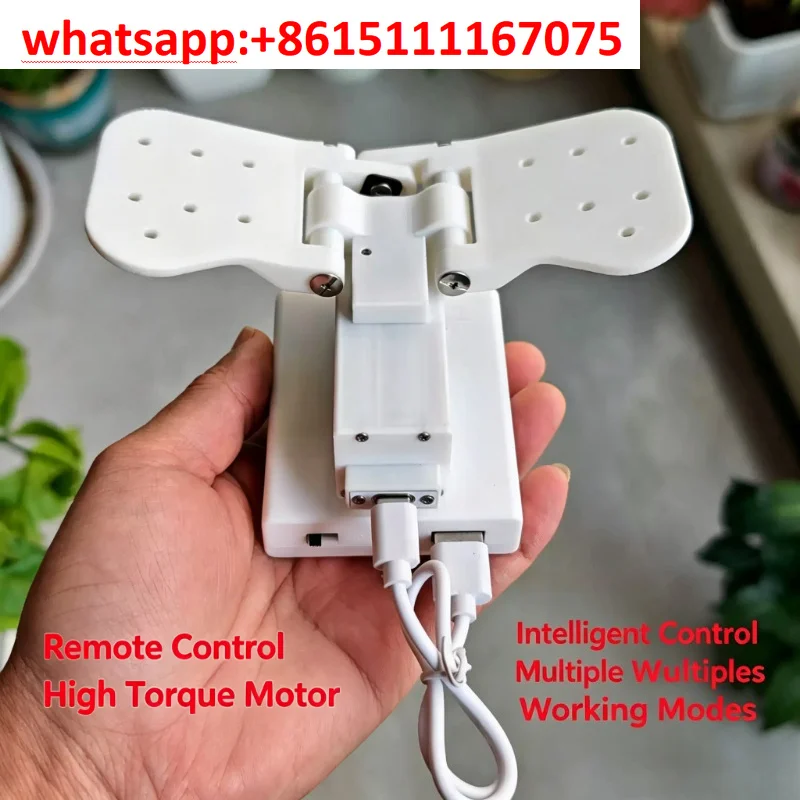 High Torque Electric Wing Flapping Mechanism 1KG Load Automatic Wing Opener DIY Type-C Power Supply