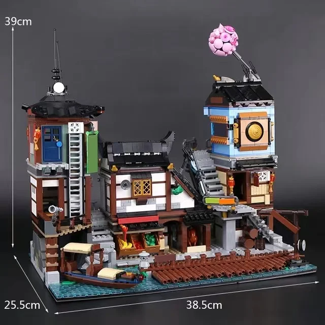 

В наличии 10941 3900 шт. Модель здания City The Docks 70657 06033, развивающие игрушки для мальчиков на день рождения, рождественские подарки