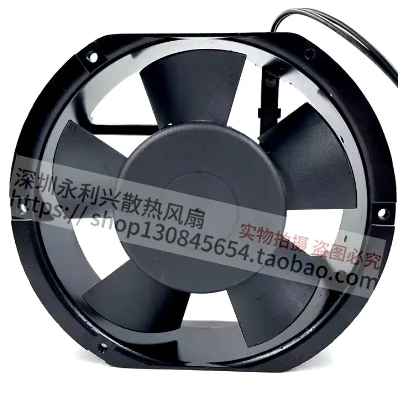 220V Cabinet Cooling Fan 17251 Size 0.30A/0.23A High Speed Ventilation Fan Heavy Duty Industrial Cooling Fan For Server Rack Equ