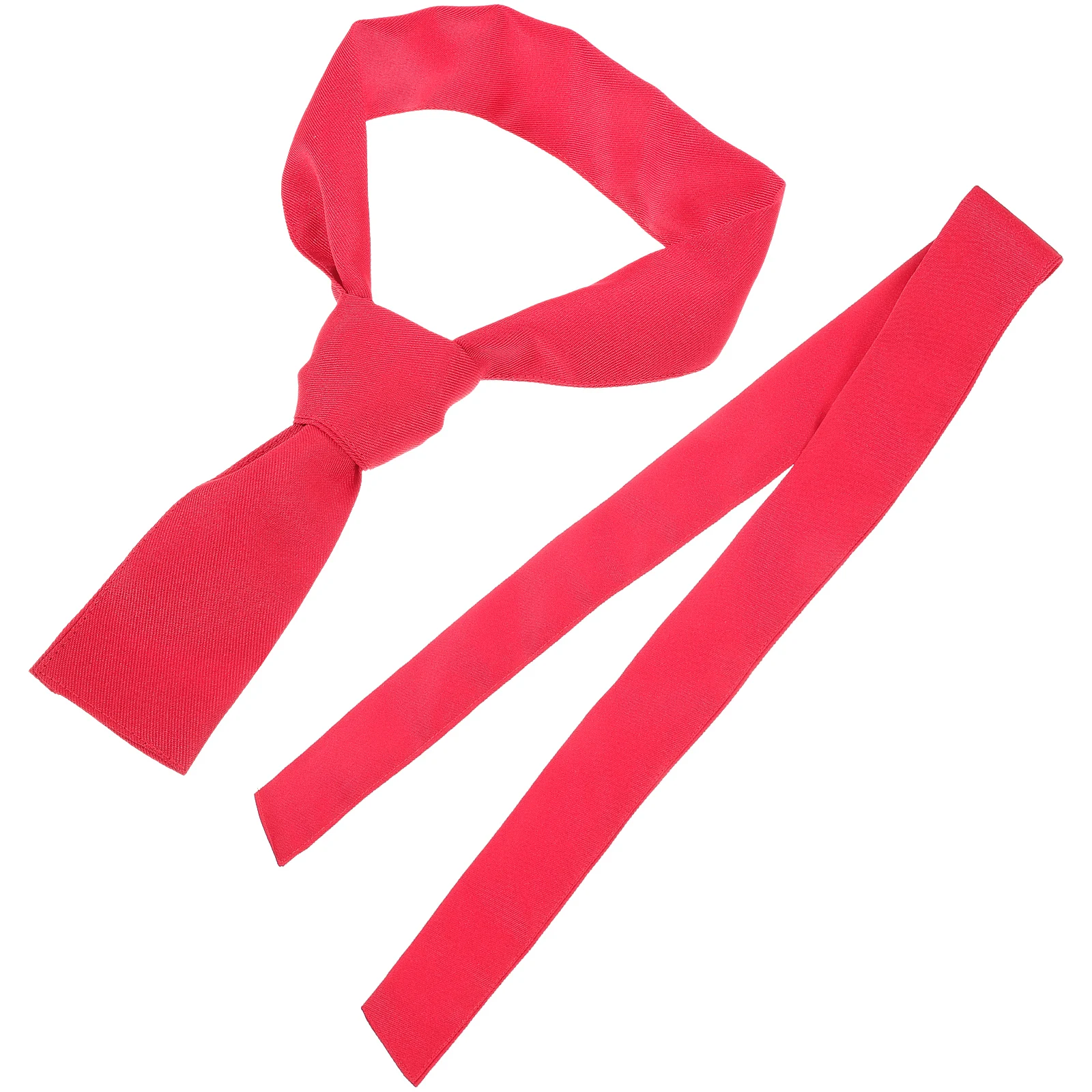 

2pcs Chef Work Clothes Bow Tie Kitchen Neckerchief Comfortable Moisture Absorption Soft Reusable Baker Waiter Scarf