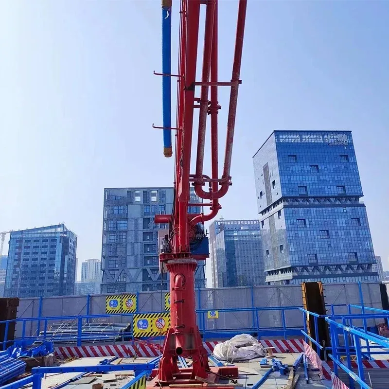 Factory Supply Concrete Pump Distributor Mobile Hydraulic Spider Concrete Placing Boom Concrete Spreader