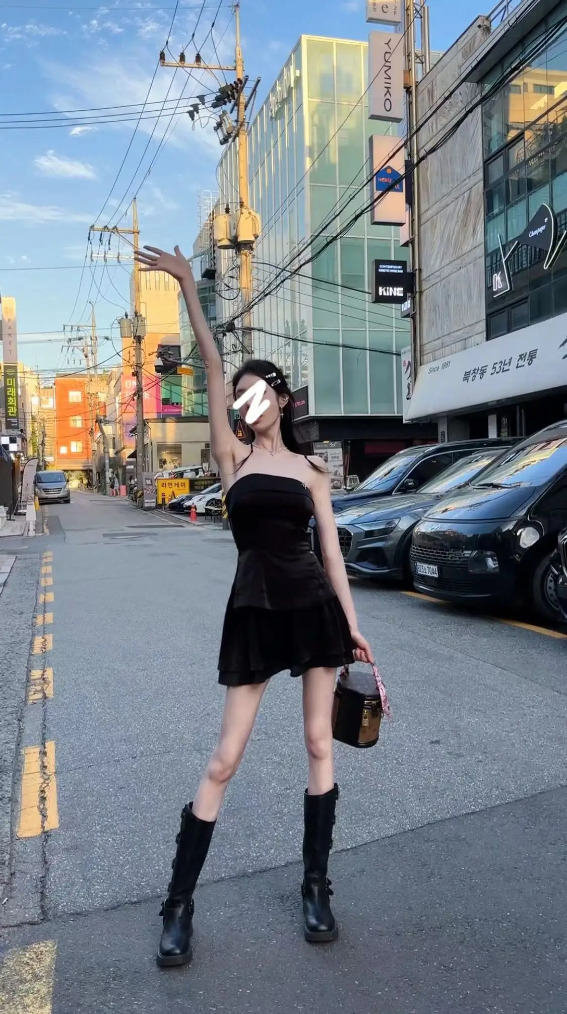 

Sun Ya Sweetheart Sequin Tulle Puffy Skirt Set Zipper Strapl Top Bla Crinkled Fabric Two-Piece Faion Ensemble