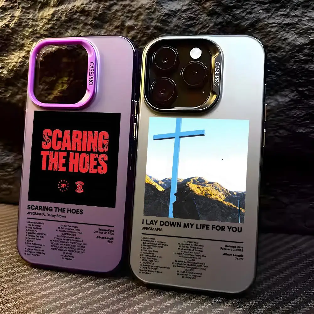 Rapper J-JPEGMAFIA Phone Case For iPhone 17 16 15 14 13 12 11 Pro Max Designer Matte Laser Aurora Funda Phone Case - view 2