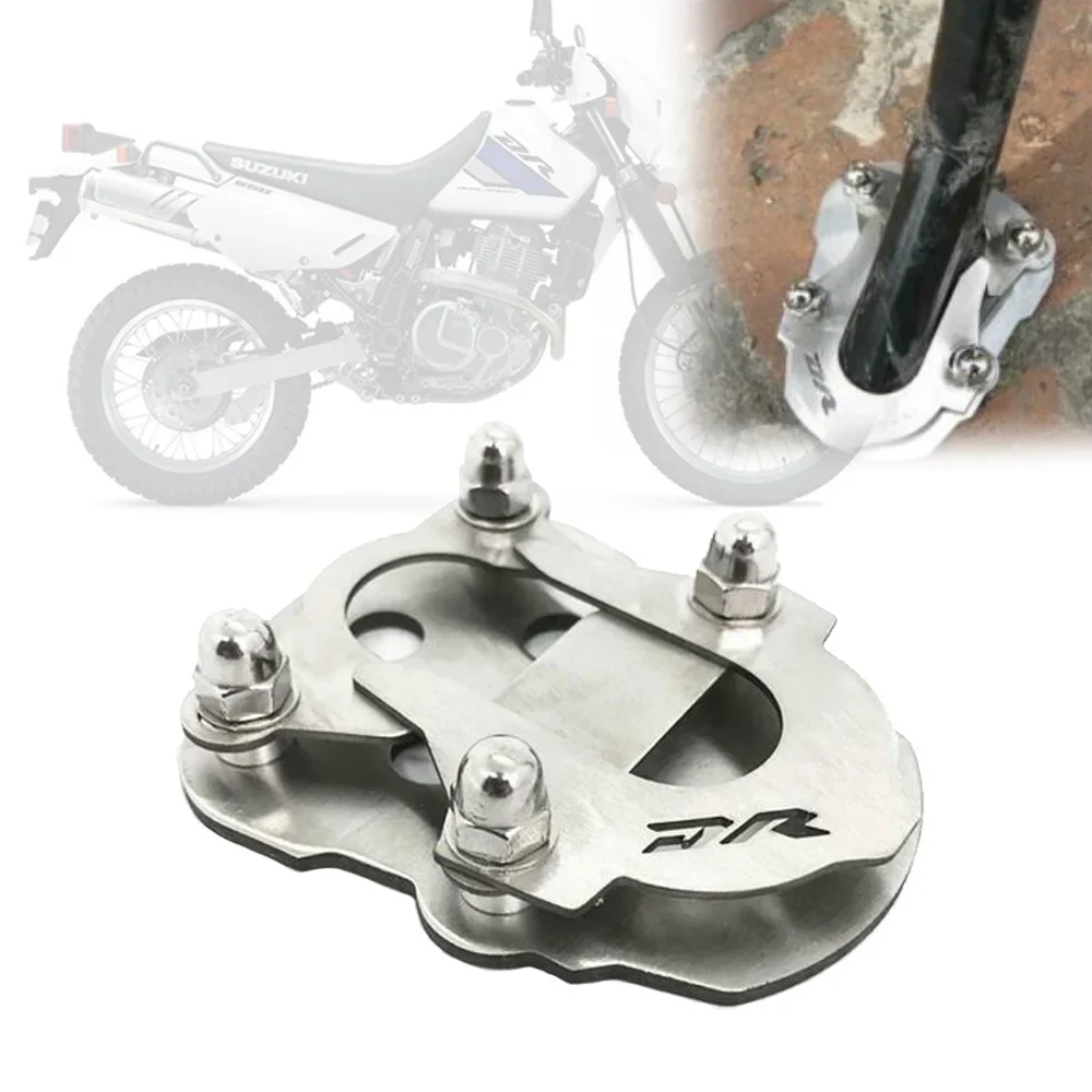 

SUZUKI DR Motorcycle Stainless Steel Side Foot Kickstand Enlarge Pad Compatible with Suzuki DR650 DR 650SE S 1996-2021