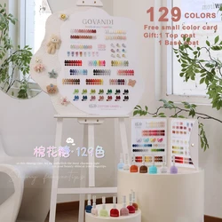 129 Colors Nail Gel Polish Set With Display Book Professional Manicure Nail Salon Used Soak Off 15ml Korean Lovely UV LED Gel