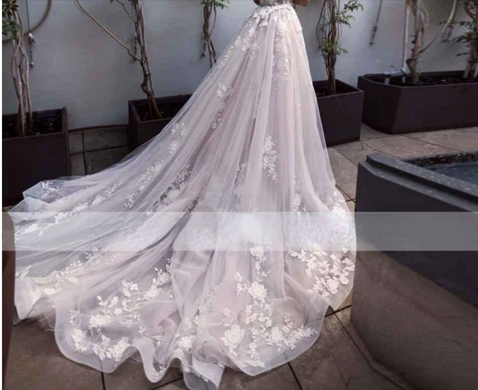 Jupe de Luxe en Dentelle à 5 Couches pour Mariage, Accessoire sur Mesure, en Tulle Blanc Ivoire, pour Patients