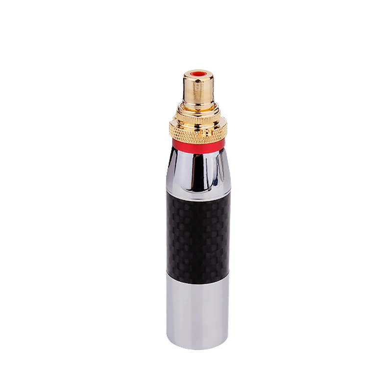 Yyaudio hifi audio vergoldeter xlr stecker 3-poliger stecker/weiblich zu rca audio jack adapter high end balance xlr zu rca umwandlung stecker