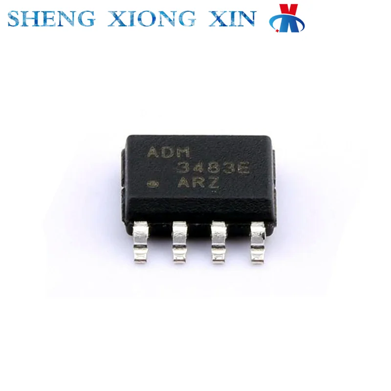 10pcs/Lot 100% New ADM3483EARZ-REEL7 RS-422/RS-485 Interface IC Encapsulation SOP-8 3483E Integrated Circuit