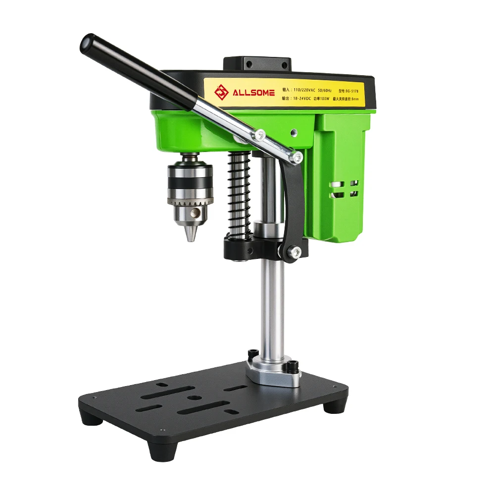 ALLSOME Brushless Benchtop Drill Press Drilling Machine BG-5178