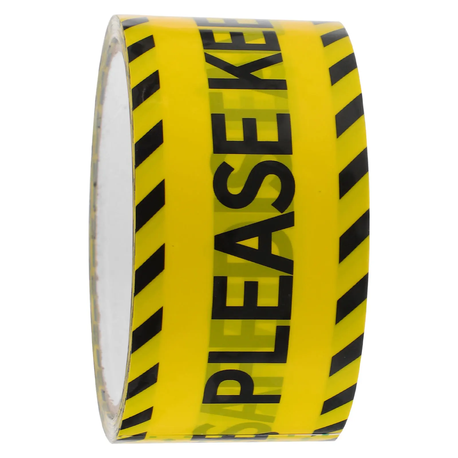

1 Roll Construction Warning Tape High Visibility Safety Decal with Strong Stickiness for Distance Control in Factories Banks
