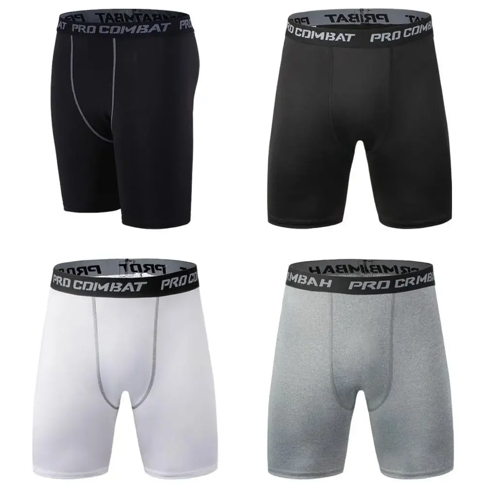 Pantalones cortos deportivos para hombre, ropa interior de compresión para correr, Fitness, gimnasio, entrenamiento