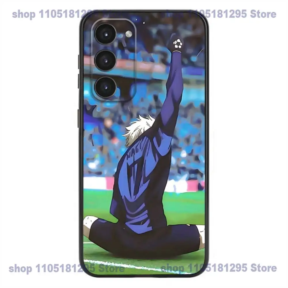 A-Anime Blue Lock Telefoonhoesje Voor Samsung Galaxy A32,21s,22,31,52,53,72,73,Note20,8,9,10 Zachte Siliconen Zwarte Cover